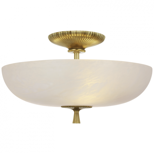 Pascal 14'' Bowl Semi-Flush Mount (279|ARN 4415HAB-ALB)