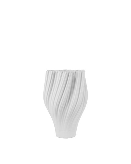 Whorl Large White Vase (92|1200-1004)