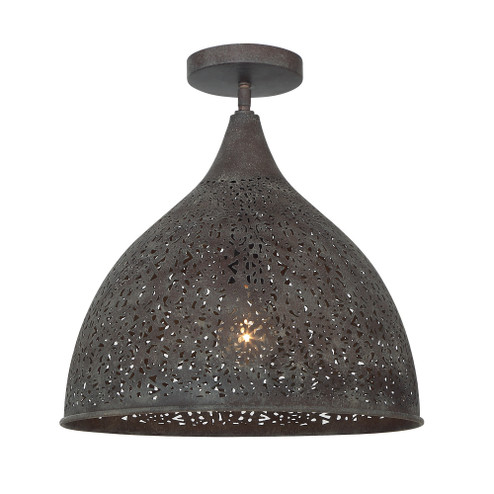 Jasmine 14'' Forged Bronze Semi Flush Mount (205|JAS-A5010-FB_CEILING)
