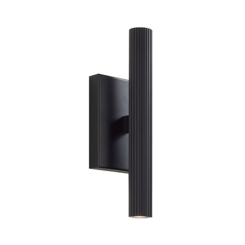 4.5'' W x 12'' H Integrated LED Dual Sconce in Matte Black with Fluted Texture (42|659022MB)