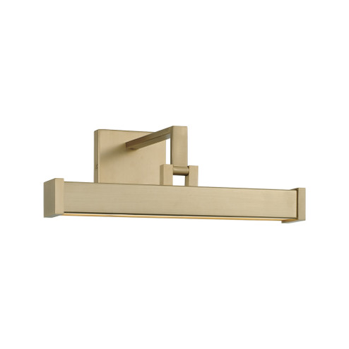 16'' W x 6'' H Integrated LED Adjustable Pivoting Picture Light Wall Sconce in Matte Brass (42|658111MA)