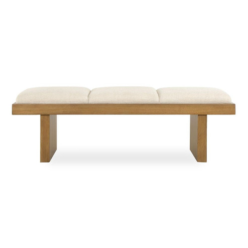Uttermost Haden White Upholstery Bench (85|53038)