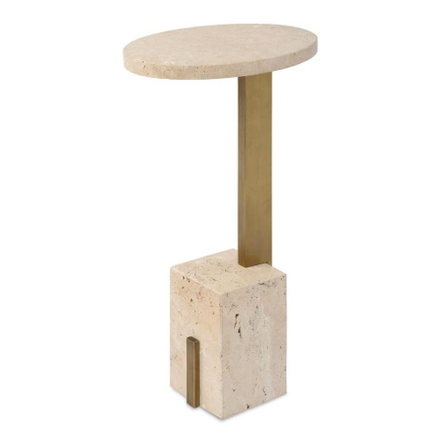 Uttermost Feranno Travertine Accent Table (85|50369)