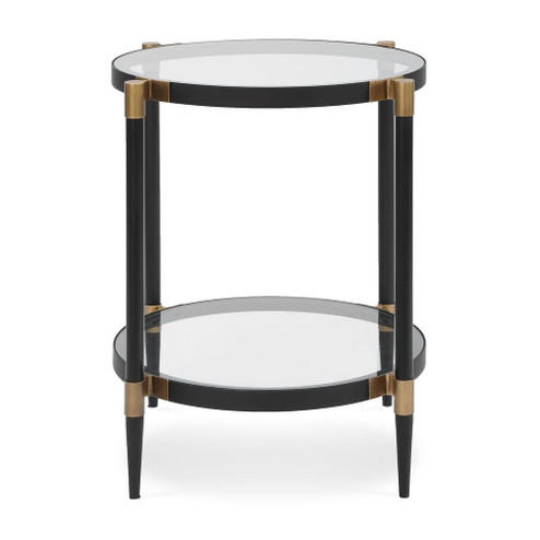 Uttermost Chadid Round Glass Side Table (85|50360)