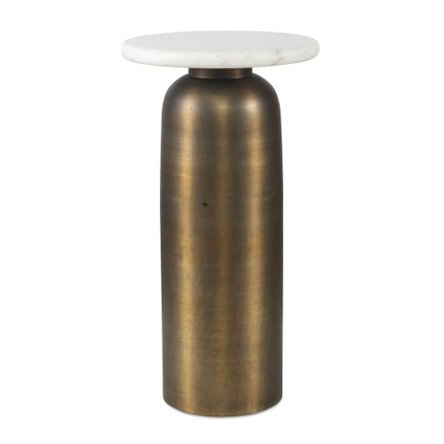 Uttermost Reiss Marble & Brass Drink Table (85|50251)