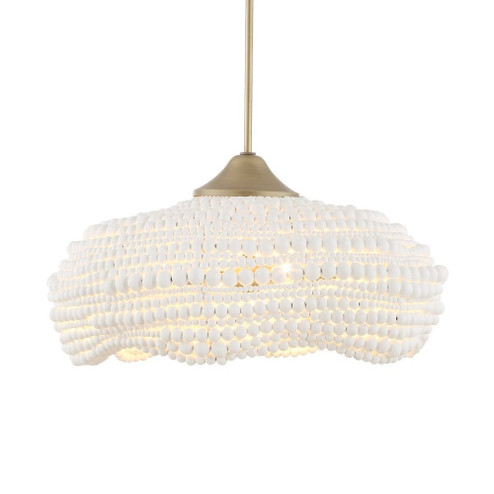 Uttermost Biddeford 5 Light White Beaded Pendant (85|21631)