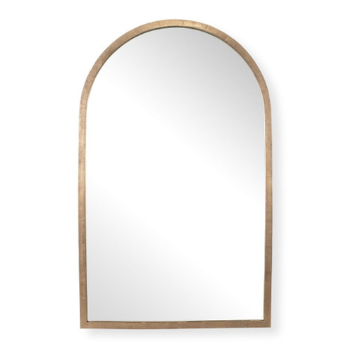 Uttermost Vestry Antique Brass Arch Mirror (85|08273)