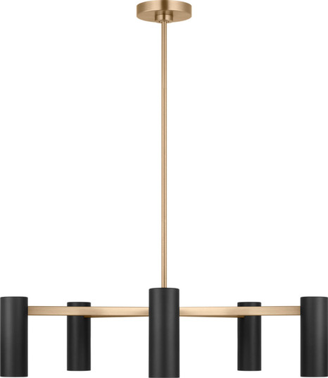 Zentro Five Light Chandelier (38|GLC2055SB)