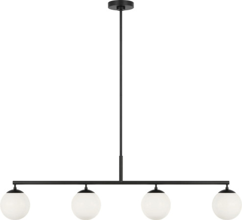 Nube Four Light Linear Chandelier (38|GLC1814MBK)