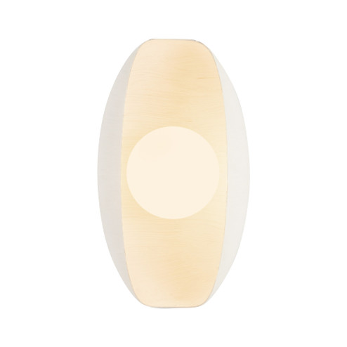 Cortez 5-in Antique White Damp-Rated Dimmable LED Wall/Vanity Light (7713|WV305105AW)
