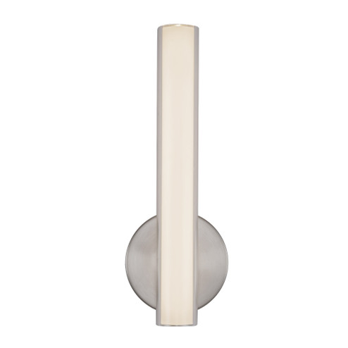 Tole 14-in Brushed NIckel Damp-Rated Dimmable LED Wall/Vanity Light (461|WS14-027-BN)