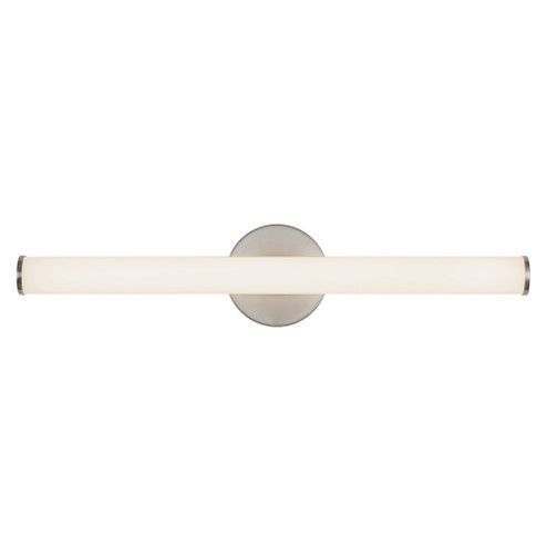 Tectra 24-in Brushed Nickel Damp-Rated Dimmable LED Wall/Vanity Light (461|WS24-044A-BN)