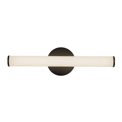 Tectra 18-in Black Damp-Rated Dimmable LED Wall/Vanity Light (461|WS18-044A-BK)