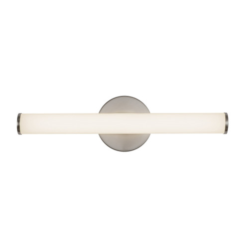 Tectra 18-in Brushed Nickel Damp-Rated Dimmable LED Wall/Vanity Light (461|WS18-044A-BN)