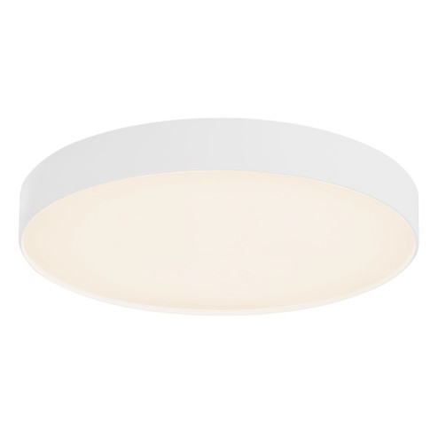 Rynn 7-in White dimmable LED Flush Mount (461|FM7-286B-WH)