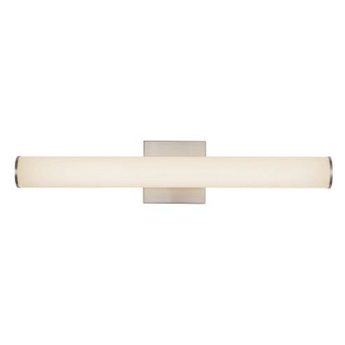 Rico 24-in Silver dimmable LED Wall Sconce (461|WS24-016-BN)