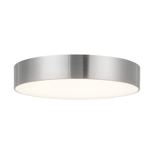 Musa 8-in Brushed Nickel Dimmable LED Flush Mount (461|FM0703608BN)