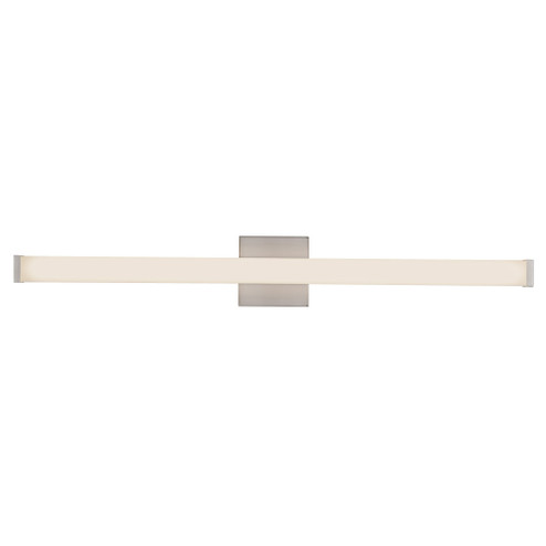 Geri 36-in Brushed Nickel Damp-Rated Dimmable LED Wall/Vanity Light (461|WS36-014-BN)