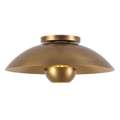 Umbra 14-in Vintage Brass Semi-Flush Mount (461|SF11914-VB)