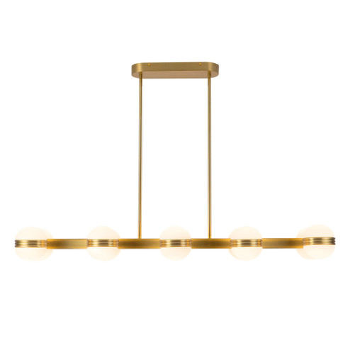 Selene 4-ft Brushed Gold Dimmable LED Linear Pendant (461|LP38148-BG)