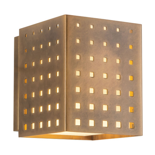 Astoria 5-in Vintage Brass Damp-Rated Dimmable LED Wall Sconce (461|WS70805-VB)
