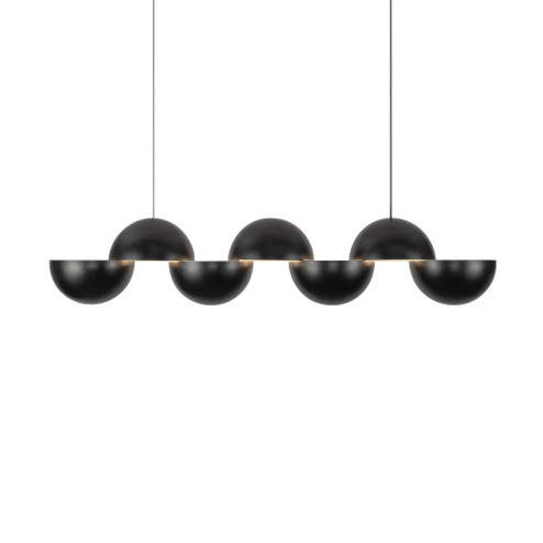 Void 41-in Black Dimmable LED Linear Pendant (461|LP23241-BK)