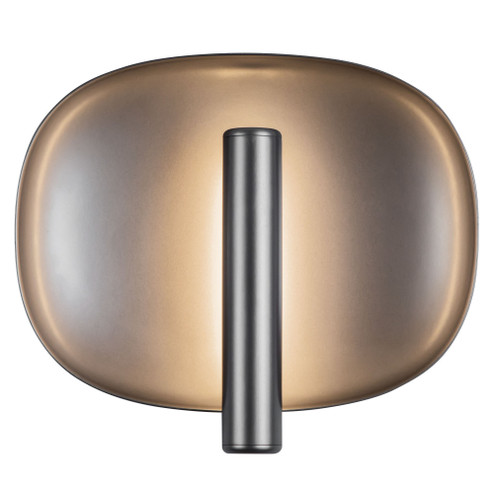 Lustre 9-in Space Gray Damp-Rated Dimmable LED Wall Sconce (461|WS20809-SPC)
