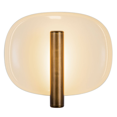 Lustre 9-in White dimmable LED Wall Sconce (461|WS20809-PW/VB)