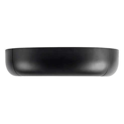 Folio 15-in Black Dimmable LED Flush Mount (461|FM21514-BK)