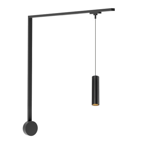 Remuda 1 Light Black dimmable 4000K LED Trilo Track Wall Kit (461|TR1W4-P71602-BK)