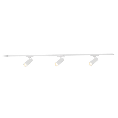Paolo 3 Light (2-in) White dimmable 4000K LED Trilo Track Ceiling Kit (461|TR3C4-S25925-WH)