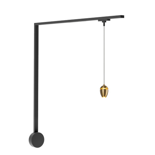 Eloa 1 Light Brushed Gold dimmable 4000K LED Trilo Track Wall Kit (461|TR1W4-P89703-BG)