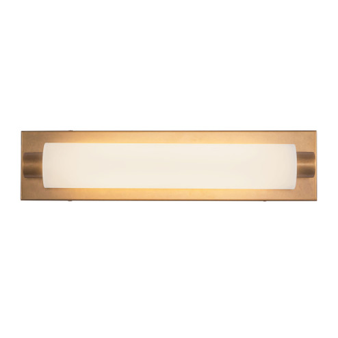 Charleston 19-in Vintage Brass Damp-Rated Dimmable LED Bathroom Vanity Light (461|VL7518-VB)