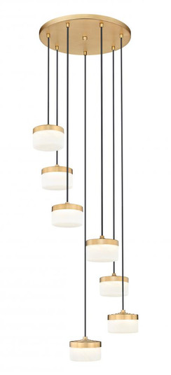 7 Light Chandelier (276|827P6-7R-MGLD-LED)