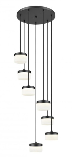 7 Light Chandelier (276|827P6-7R-MB-LED)
