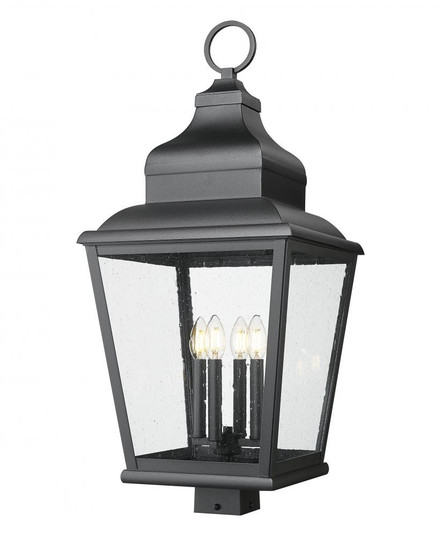 4 Light Outdoor Post Mount Fixture (276|5029PHXLS-BK)
