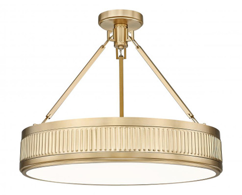 3 Light Semi Flush Mount (276|3046SF22-MGLD-LED)