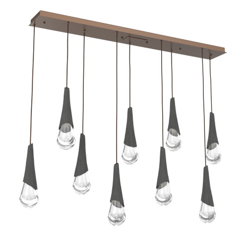 Hailstone Linear 9pc Multi-Pendant (1289|PLB0104-09-BB-C-C01-L1-CB2)