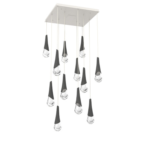 Hailstone Square 12pc Multi-Pendant (1289|CHB0104-12-WI-C-C01-L1-CB2)