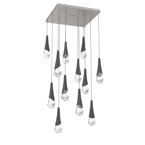Hailstone Square 12pc Multi-Pendant (1289|CHB0104-12-BS-C-C01-L1-CB2)