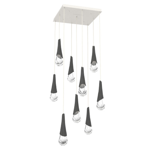 Hailstone Square 9pc Multi-Pendant (1289|CHB0104-09-WI-C-C01-L1-CB2)