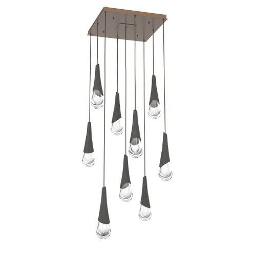 Hailstone Square 9pc Multi-Pendant (1289|CHB0104-09-BB-C-C01-L1-CB2)