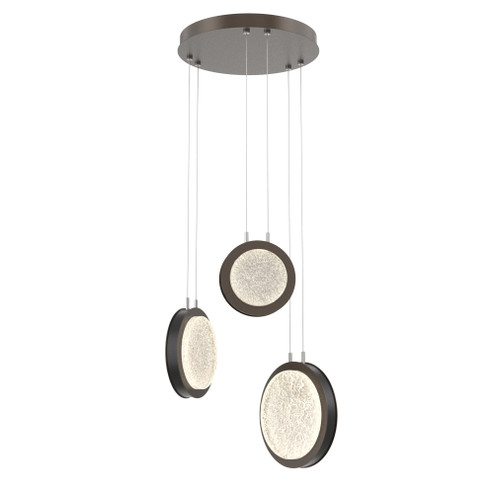 Iris 3-Piece Multi-pendant (1289|CHB0103-03-FB-GL-CA1-L1-MB)