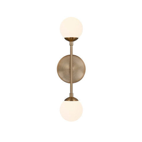 Noho ADA 2-Light Wall Sconce (254|FSN-9012-ETCH-BRSS)