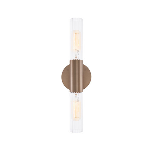 Rimini ADA 2-Up & Downlight Wall Sconce (254|FSN-8352-CLFT-BRSS)