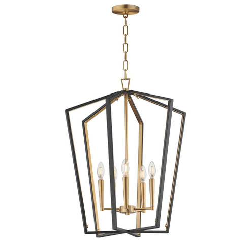 Melrose-Entry Foyer Pendant (19|28615BKNAB)