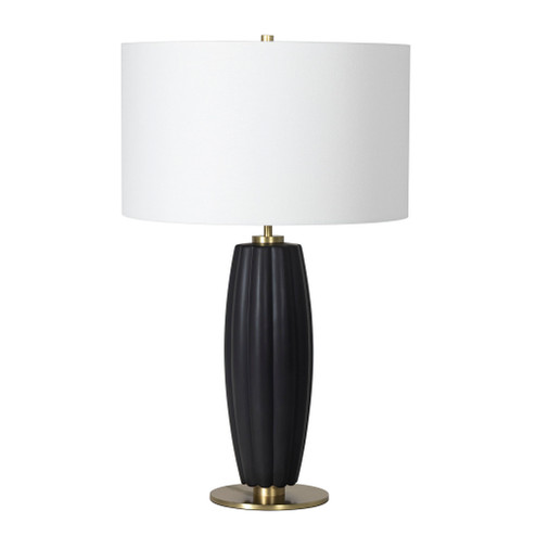 Regina Andrew Crocus Ceramic Table Lamp (Black) (5533|13-1709BLK)