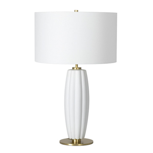 Crocus Ceramic Table Lamp (White) (5533|13-1709WT)
