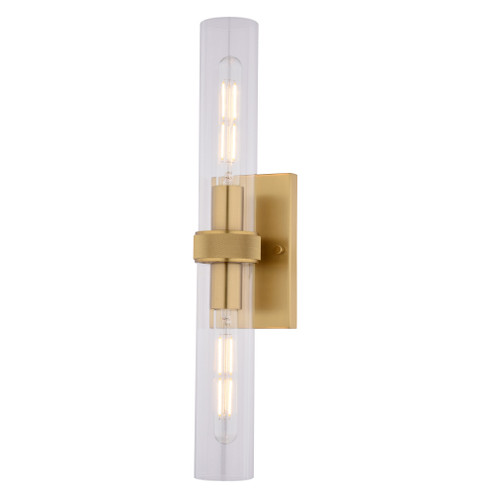 Bari 21.5-in. 2 Light Wall Light Satin Brass (51|W0548)