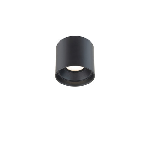 KUBE 4IN OUTDOOR FLUSH MOUNT 3CCT 3500K (3612|FM-W46204-35-BK)